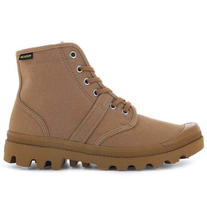 Bottes Palladium Pallabrousse Homme Marron | FR JIM567O